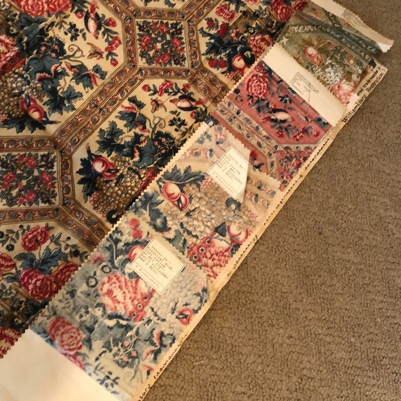 Schumacher & Co Designer Williamsburg Potourri Fabric Reproduction & samples - Picture 15 of 16